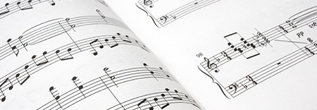 Melodious music notes